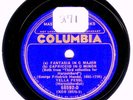 US BLUE COLUMBIA SINGLE- PESSL PLAYS HANDEL/ PURCELL HARPSICHORD WORKS (1937)