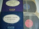 FAURE NOCTURNES VOLUME 1 + VOLUME 2. DECCA FRENCH PRESS JEAN-MICHEL DAMASE.