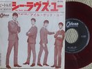 BEATLES she loves you  JAPAN 45 RED WAX PS ODEON
