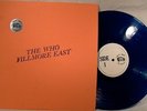 Scarce WHO - FILLMORE EAST TMOQ BLUE WAX CONCERT LP c1972