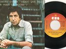LEONARD COHEN SINGLE TENGO QUE BAILAR... SPANISH COVER 1976 EX
