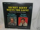 TV SOUNDTRACK LP SECRET AGENT MEETS THE SAINT / MUSIC EDWIN ASTLEY / RCA STEREO