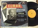 LXT 5113 GRIEG Sonata Nos 1 & 3 ELMAN Violin SEIGER Piano DECCA MONO UK VINYL LP
