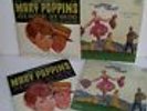 4 LP SOUND OF MUSIC Rodgers Hammerstein MARY POPPINS Disney RECORD Soundtrack