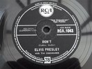 ELVIS PRESLEY DON'T / I BEG OF YOU RARE 78 RPM RECORD