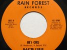 MASTER FORCE Hey Girl/Don't Fight The Feeling 45 rpm RARE Modern Soul Disco HEAR