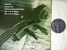 STARKER Bach Cello Suites Solo #1 & 3 UK COLUMBIA 33CX 1656 EX