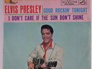 ELVIS PRESLEY: Good Rockin' Tonight 45 (PS v. faint rw, blk lbl, dog on top) ra