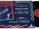 SIBELIUS: VIOLIN CONCERTO/PONCE/SZERYNG/FRANCE/ODEON ODX 159/RARE/NM