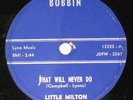 LITTLE MILTON That Will Never Do Very RARE Blues 78 RPM On BOBBIN 101 St Louis
