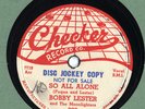 Bobby Lester & Moonlighters Checker 806 E+ promo 78 So All Alone b/w Shoo Doo Be