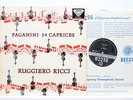 RUGGIERO RICCI : PAGANINI 24 CAPRICES ED1            SXL 2194