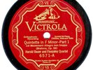 RED VICTOR ELECTRIC SET VM-10:BAUER, FLONZALEYS PLAY BRAHMS PIANO QUINTET (1925)
