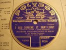 rare JASCHA HORENSTEIN - Prelude de Cantique Bach 78 rpm Polydor