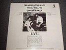 FELA RANSOME-KUTI AFRICA 70 GINGER BAKER LIVE SEALED LP