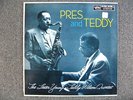 LESTER YOUNG TEDDY WILSON QUARTET PRES AND TEDDY RARE MONO JAZZ LP VERVE 8205
