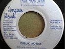 * PUBLIC NOTICE Tack Head/Our Love Is Fadeing RARE D.C. Sweet Soul Funk 45 HEAR