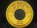 ELVIS PRESLEY, MYSTERY TRAIN, Original SUN label 45 , stunning condition. Sun223