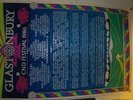 Glastonbury 1986 Festival Poster The Cure Level 42 Psychedelic Furs