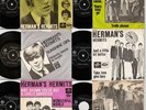 HERMANS HERMAN`S HERMITS 6 ORIGINAL DANISH 45s & PICTURE SLEEVES MOD BEAT GARAGE