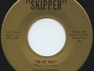 Rare Garage 45- Tonky Tomson - On My Way - Skipper #828R-1408- HEAR - Mint Minus