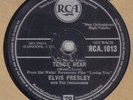 ELVIS PRESLEY - Teddy Bear / Loving You 78 rpm disc