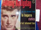 JOHNNY HALLYDAY - LA BAGARRE - EP SPANISH 1963 PHILIPS 432 852 BE EX/EX