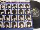 THE BEATLES. HARD DAYS NIGHT MONO BLACK / YELLOW PARLOPHONE PMC 1230 . EXCELLENT