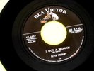 ELVIS PRESLEY I GOT A WOMAN RARE SILVER LINE VG++ RCA 47-6637 I'M COUNTIN POP 45