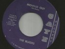 GARAGE PUNK CHICKS MOD bw/ TEEN--the BLADES--MOVING OUT--HEAR BOTH--GA. GAYE