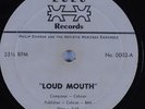 Funk Jazz 45 PHILIP COHRAN Loud Mouth ZULU HEAR