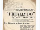 The Spectors Three, Rare, 1960 Promotional Picture Sleeve & Record, Trey 3001