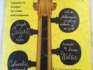 Szigeti &  Walter  Beethoven Violin Concerto Columbia Blue ML 4012 NM