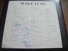 Wham - Make it Big LP Inner Sleeve signed by George Michael & Andrew Ridgeley