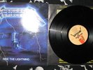 METALLICA LP - RIDE THE LIGHTNING RECORDS 1984 FIRST UK PRESS VINYL RECORD