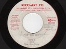 RARE ACETATE FROM 1957-DANNY & THE JUNIORS-RECO-ART-AT THE HOP WITH COUNTDOWN