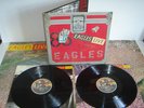 EAGLES-EAGLES LIVE.1ST ISSUE NEAR MINT/EXCELLENT DOUBLE VINYL LP INC POSTER 1980