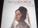 FALLA La Vida Breve / VICTORIA DE LOS ANGELES / DE BURGOS / Angel 2lp Box SEALED