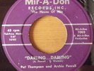 PAT THOMPSON & ARCHIE POWELL Darling... on Mir-A-Don Northern Soul RARE