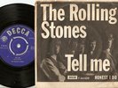 THE ROLLING STONES TELL ME NORWAY DANISH 45+PS 1964 FIRST RELEASED WHITE LETTERS