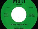 Heavy Detroit Soul 45 CAROL JONES 