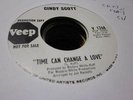 11F VG+ northern soul Cindy Scott Veep 1268 45 rpm PROMO time can change a