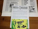 Sex Pistols - Pretty Vacant/Submission US Pressing + ORIGINAL WB PRESS KIT