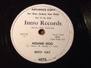 Hillbilly Female Rocker Betsy Gay Intro Advance Copy Hound Dog- Travis/Maphis E