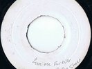 CARLTON & THE SHOES - LOVE ME FOREVER / HAPPY LAND  BLANK RECORD