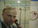 +ASD 334 *WHITE/GOLD* MENDELSSOHN /BRUCH* VIOLIN CTOS *PO /MENUHIN *SUSSKIND*