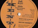 Northern Soul - Milton Bennett - 100 Club Anniversary 28th  C/W Hesitations