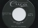 PRIVATE 1962 WI Rockabilly 45 - DON & THE DOMINOS 