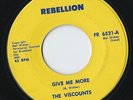 PRIVATE Unknown 1965 MN Garage Rock 45 - THE VISCOUNTS 