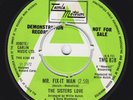 TMG 828 - SISTERS LOVE Mr Fix-It Man M- UK DEMO 45 Tamla Motown w/ PRESS RELEASE